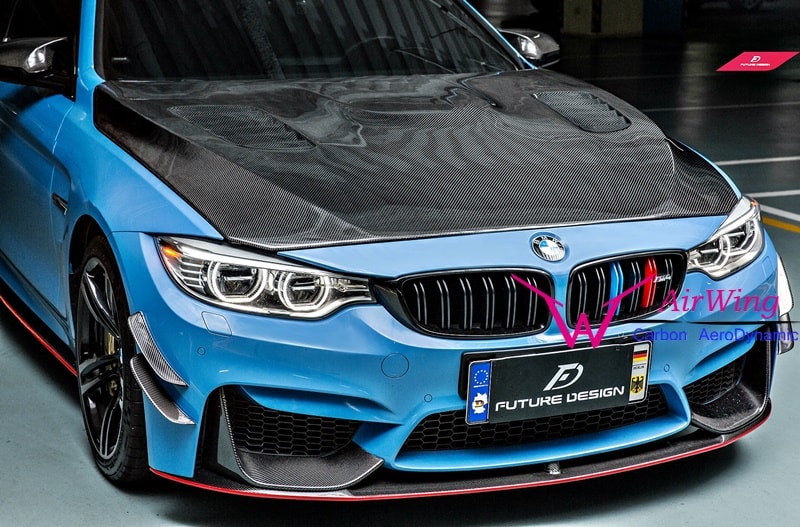 BMW F82 M4 AirWing carbon engine hood 02